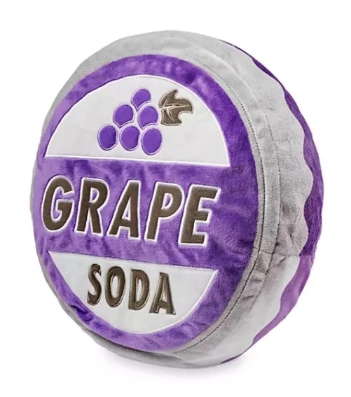 Disney Plush Pillow - Grape Soda Bottlecap - UP 3 Disney Plush Pillow - Grape Soda Bottlecap - UP