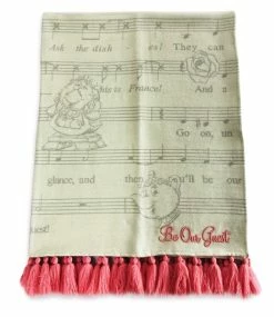 Disney Throw Blanket - Beauty And The Beast - Be Our Guest
