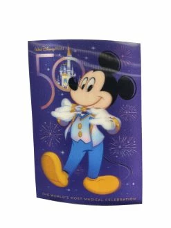 Disney Postcard - 50th Anniversary - Mickey Mouse