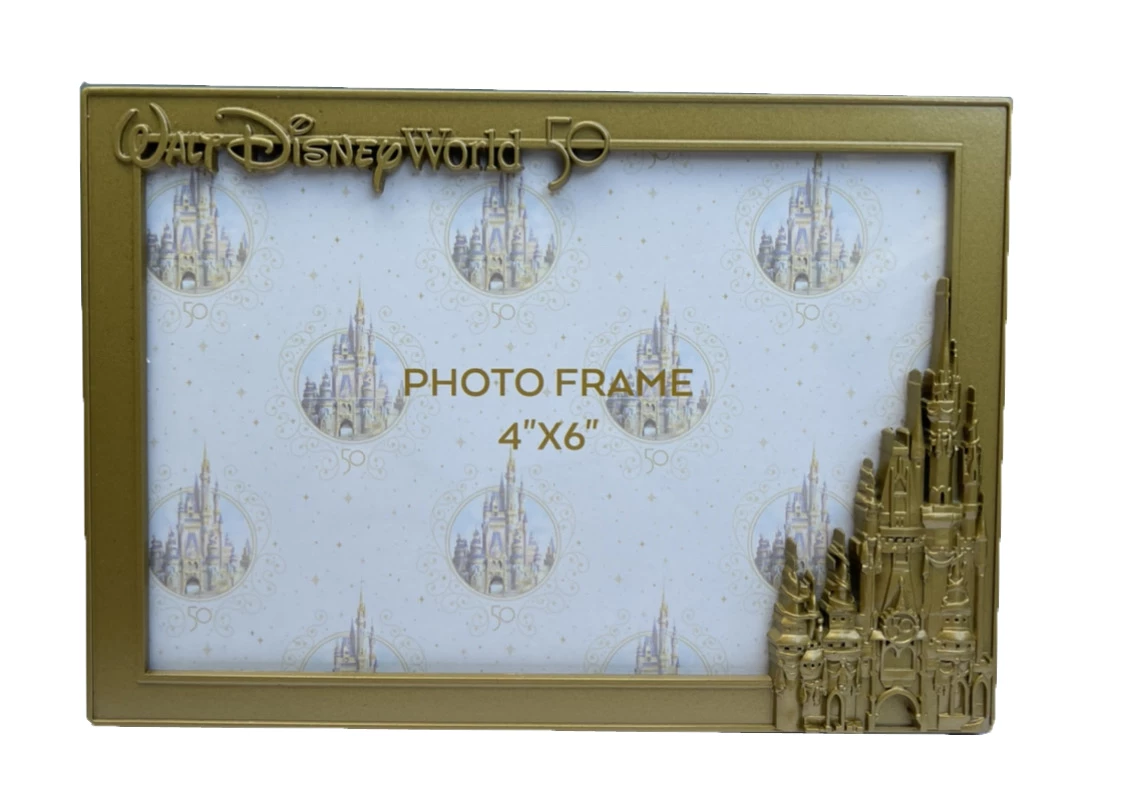 Disney Photo Frame - 50th Anniversary - Castle - 4 X 6 3 Disney Photo Frame - 50th Anniversary - Castle - 4 X 6
