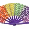 Disney Folding Fan - Rainbow Mickey Icons