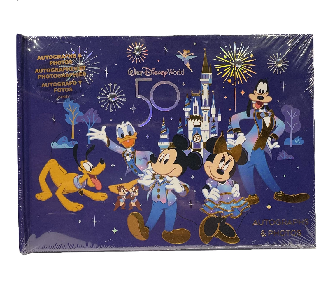 Disney Autograph Book - 50th Anniversary - Mickey & Friends 3 Disney Autograph Book - 50th Anniversary - Mickey & Friends