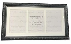 Disney Art Frame And Mat - Mickey Mouse Icons - Black