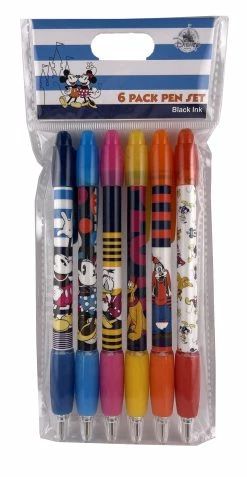 Disney Pen Set - Mickey Mouse & Friends - Set Of 6