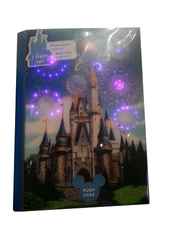 Disney Journal Notebook - Cinderella Castle Light-Up - Disney World 3 Disney Journal Notebook - Cinderella Castle Light-Up - Disney World